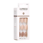 KISS Sztuczne Paznokcie samoprzylepne imPress - KIM003 (rozmiar S) 1op.(30szt)