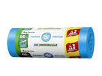 Sarantis Jan Niezbędny Worki do segregacji śmieci niebieskie - papier 60L -16szt