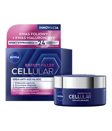 Nivea Cellular Expert Filler Krem Anti-Age na noc 50ml