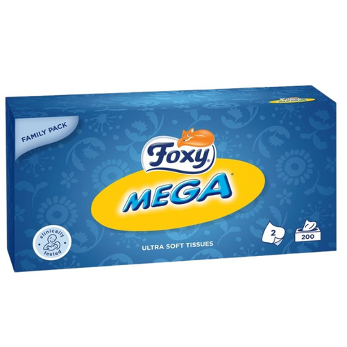 Foxy MEGA - chusteczki higieniczne 200 szt.