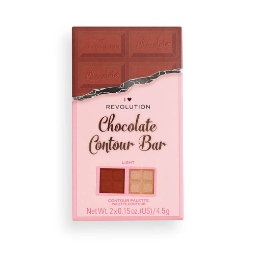 I Heart Revolution Paleta do konturowania Chocolate Contour Palette Light 2x 4.5g