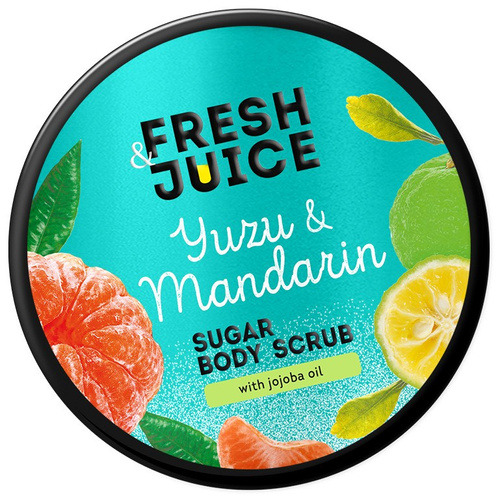 FRESH JUICE Cukrowy peeling do ciała Yuzu i mandarynka 200 ml