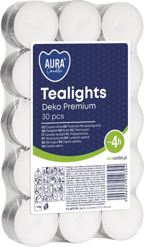 BISPOL Aura Podgrzewacze Deko Premium 30 sztuk