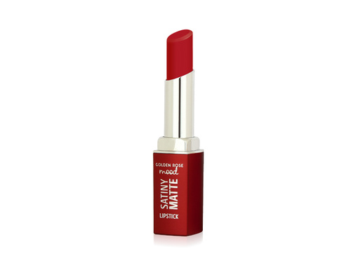 Golden Rose Satiny Matte Lipstick Matowa pomadka do ust 08 Candy Red 3.5g