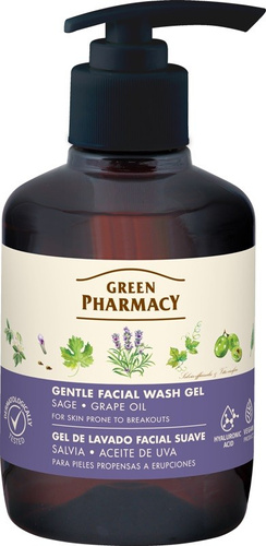 Green Pharmacy Żel do Mycia Twarzy Szałwia 270 ml – Delikatna Pielęgnacja dla Wrażliwej Skóry