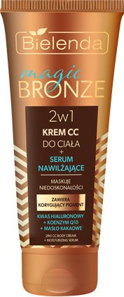 BIELENDA Magic Bronze Krem CC i Serum Nawilżające 2w1 do Ciała 150 ml