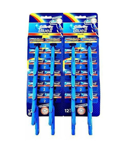 Gillette Blue 2 Plus Maszynka do golenia dla mężczyzn, 24 szt.