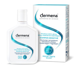 Dermena Hair Care Sensitive Szampon do wrażliwej skóry głowy, hamujący wypadanie włosów 200ml