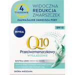 NIVEA Q10 Wygładzenie Przeciwzmarszczkowy ekstra lekki krem na dzień z SPF 15