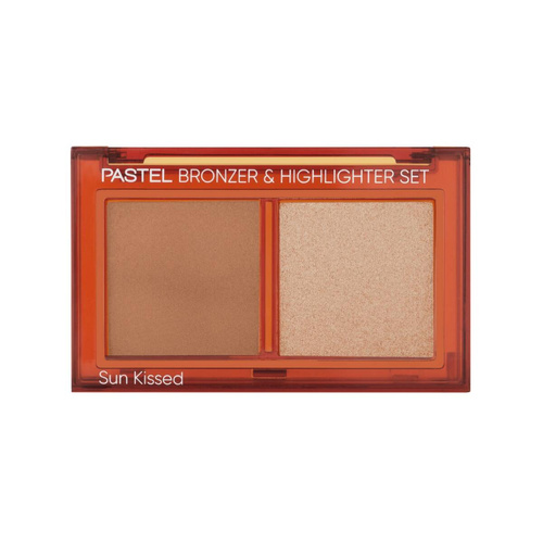 PASTEL Bronzer & Highlighter Set Zestaw do konturowania twarzy nr 01 - Sun Kissed