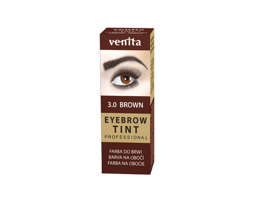 VENITA Eyebrow Tint Profesjonalna Farba do brwi w proszku - 3.0 Brown (brązowa)
