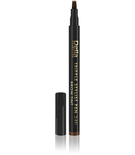 Delia Cosmetics Eyebrow Expert Piórkowy Marker do brwi - brązowy