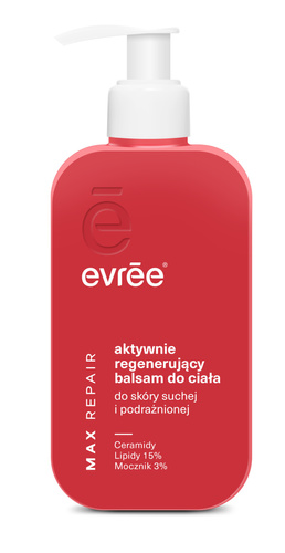 EVREE Max Repair Balsam Regenerujący do Ciała 300 ml - Skóra Sucha i Podrażniona