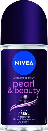 Nivea Dezodorant PEARL&BEAUTY BLACK roll-on damski 50ml