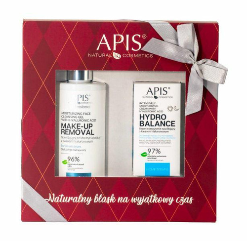 Apis zestaw Nawilżający żel do mycia twarzy+krem Hydro Balance