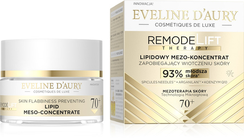 Eveline D'Aury Remodelift Therapy Lipidowy Mezo-Koncentrat 70+ na Dzień i Noc 50 ml