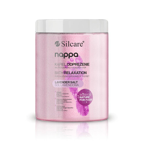 Silcare Nappa sól lawendowa odprężenie na zrogowaciały naskórek stóp 1250g