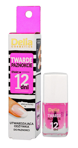 Delia Cosmetics Efekt w 12 dni Odżywka do paznokci Twarde Paznokcie-utwardzająca 11ml