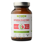 Biowen Witamina D3 + K2 Forte 12000 IU 60 kapsułek