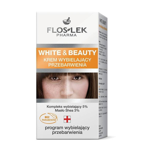 Floslek White and Beauty Krem wybielający przebarwienia