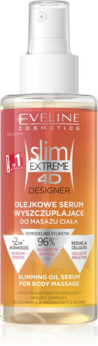 EVELINE Olejkowe Serum Wyszczuplające do Masażu Ciała Slim Extreme 4D 150 ml