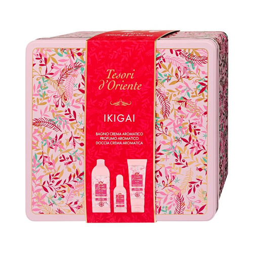 TESORI d`Oriente Zestaw prezentowy Ikigai (Woda toaletowa + Płyn do kąpieli + Żel pod prysznic) 1 op. - 3 szt.