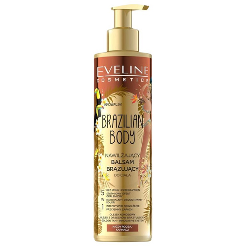Eveline Brazilian Body Nawilżający Balsam brązujący do ciała 5w1 - każda karnacja  200ml