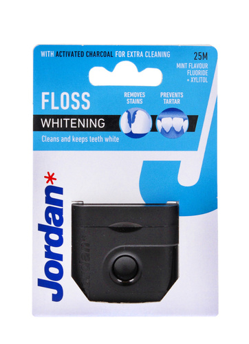 Jordan Nici dentystyczne Floss Whitening-25m