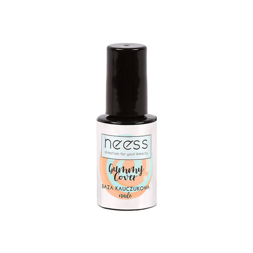 NEESS Baza kauczukowa do lakierów hybrydowych Gummy Cover - Nude 4ml