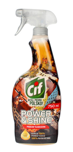 Cif Power & Shine Spray przeciw tłuszczowi 750 ml