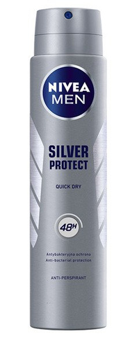 Nivea Dezodorant SILVER PROTECT DYNAMIC POWER spray męski  250ml