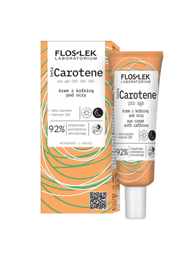 Floslek Beta Carotene Krem pod oczy z kofeiną na dzień i noc 30ml