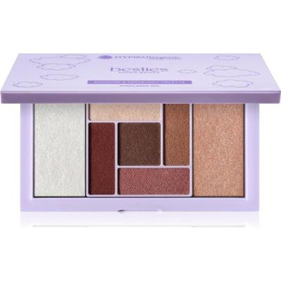 BELL HYPOAllergenic x Besties Zestaw hypoalergicznych cieni do powiek i rozświetlaczy to twarzy 15,5 g