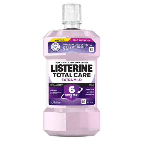 LISTERINE Płyn do płukania jamy ustnej Total Care Extra Mild 500 ml