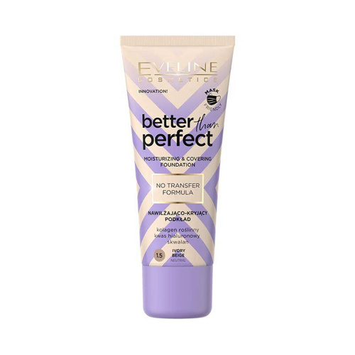 EVELINE Better Than Perfect Podkład nawilżająco-kryjący nr 1.5 Ivory Beige (neutral) 30 ml