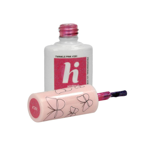 Hi Hybrid Lakier hybrydowy Butterfly #261 Twinkle Pink  5ml