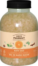 GREEN PHARMACY Sól do kąpieli Cynamon + Pomarańcza 1000 g