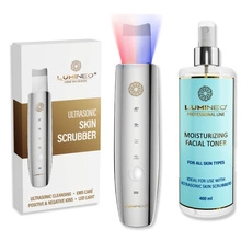 LUMINEO Peeling Kawitacyjny 5w1 z Tonikiem Nawilżającym