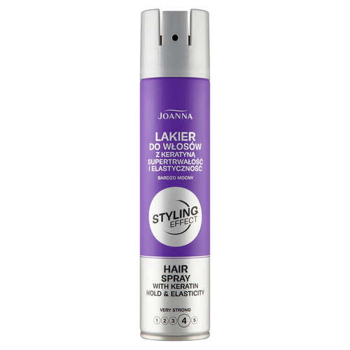 Joanna Styling Effect Lakier do włosów Supertrwałość i Elastyczność  very strong 250ml
