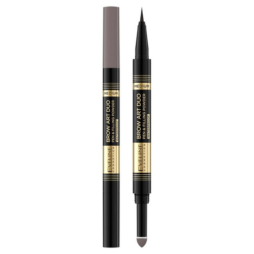 Eveline Brow Art Duo Kredka do brwi 2w1 - medium