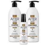 PROSALON AFTER KERATIN – zestaw pielęgnacyjny po keratynowym prostowaniu włosów (szampon + odżywka + serum)
