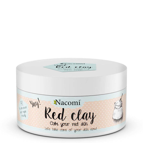 Nacomi Red Clay Czerwona Glinka do Twarzy 100g
