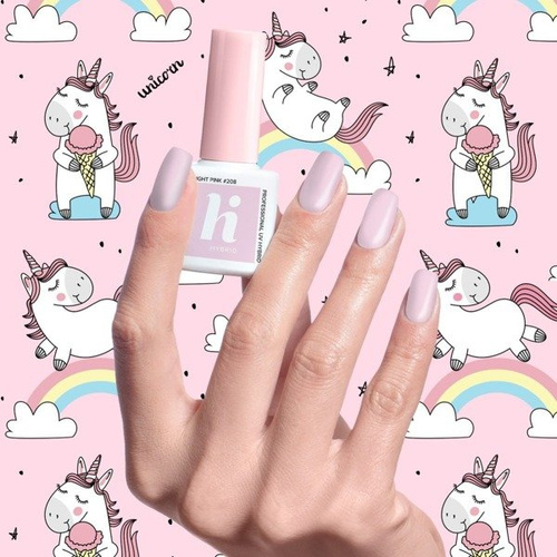 Hi Hybrid Lakier hybrydowy Unicorn nr 208 Bright Pink  5ml