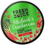 FRESH JUICE Cukrowy peeling do ciała Rabarbar i Żurawina 200 ml