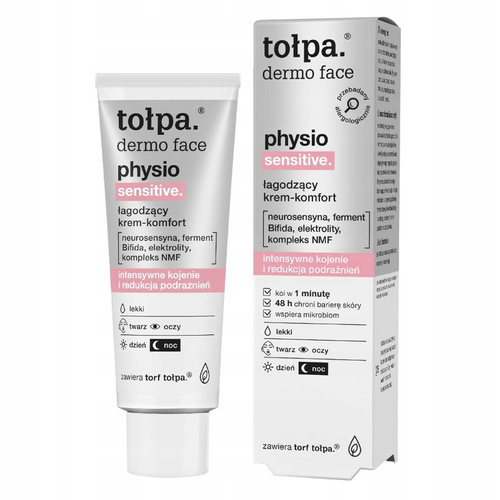 TOŁPA Dermo Face Physio Łagodzący krem do twarzy do skóry wrażliwej na podrażnienia 40ml
