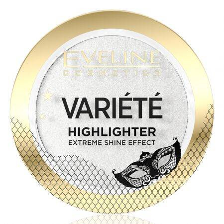Eveline Variete Rozświetlacz do twarzy prasowany 02 extreme shine effect 5g