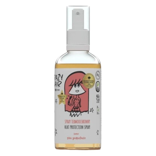 Hiskin Crazy Hair Spray Termoochronny do Włosów - Pink Grapefruit 100 ml