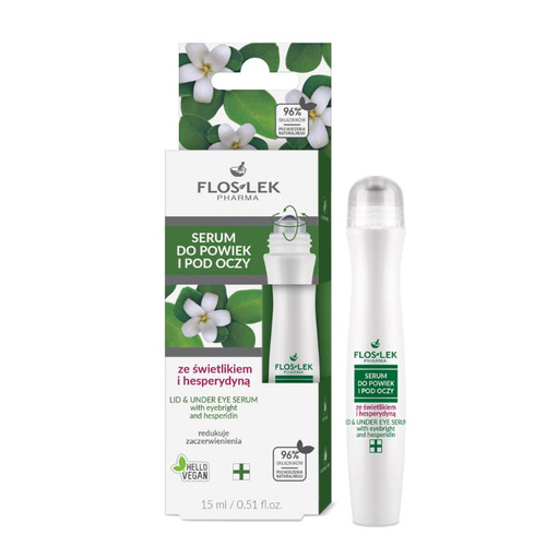 FLOSLEK Oczy Serum do powiek i pod oczy ze świetlikiem i hesperydyną 15 ml