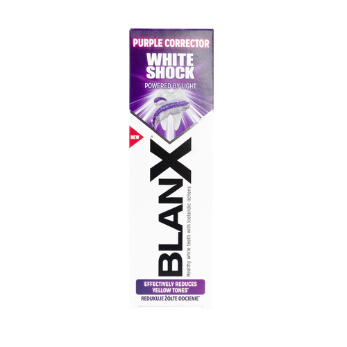 BLANX White Shock Purple Pasta do zębów wybielająca 75 ml