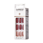 KISS Sztuczne Paznokcie samoprzylepne imPress - KIMM010 (rozmiar M) 1op.(30szt)